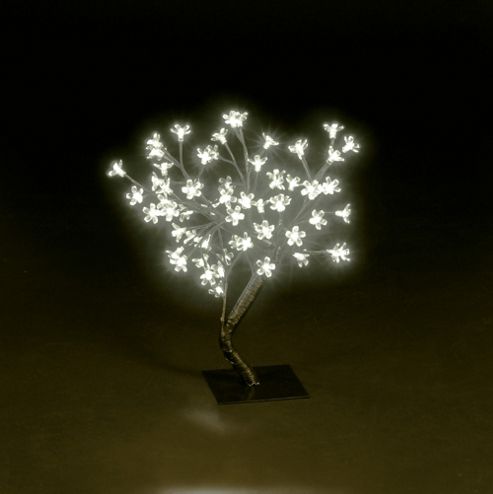 Image of Snowtime Cherry Blossom Tree - Warm White - 45 Cm H