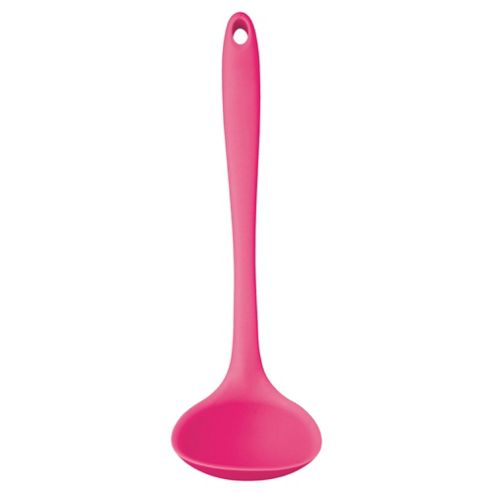 Image of Kitchencraft Colourworks 28cm Silicone Ladle, Pink