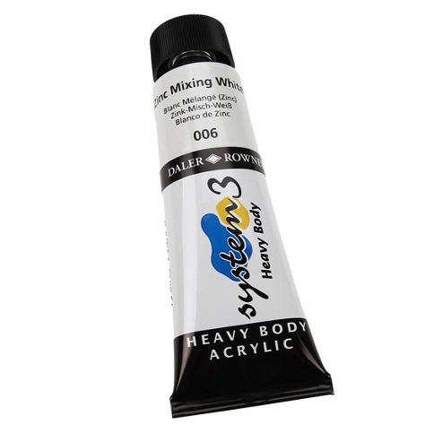 Image of System 3 Heavy Body 75ml Zinc Mixing White