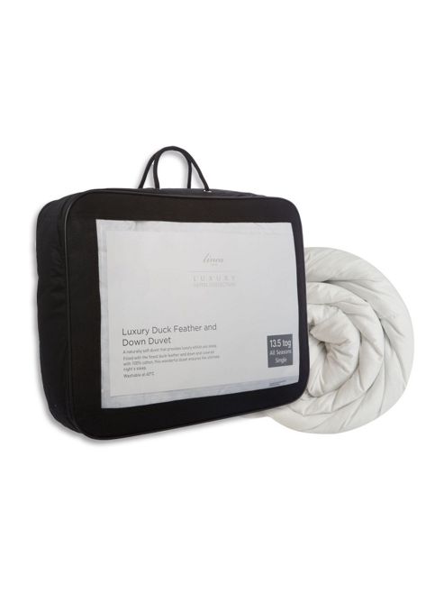 Image of Hotel Collection Feather & Down 13.5 Tog Duvet Double In White