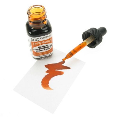 Image of Dr. Ph. Martin's Radiant Concentrated Watercolours - Pumpkin