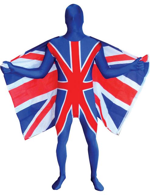 Image of Union Jack Morphsuit Extra Large