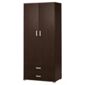 Fresno 2 Door 2 Drawer Wardrobe, Brown