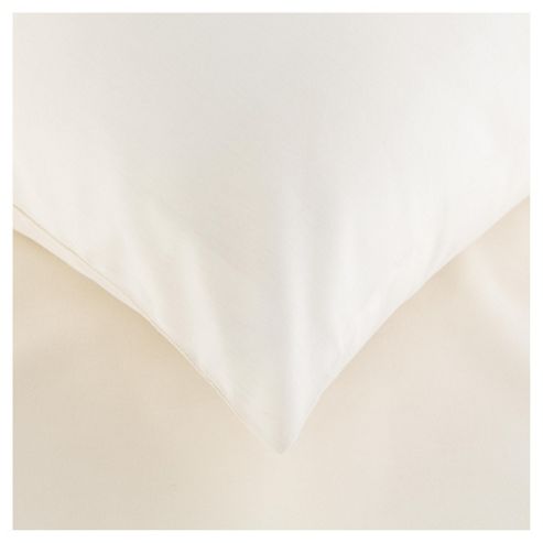 Image of Cotton Rich Pillowcase Twinpack - Cream