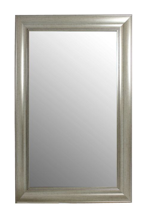 Image of Pharmore Ltd Contemporary Rectangular Mirror - Black - 120 Cm H X 80 Cm W X 2 Cm D