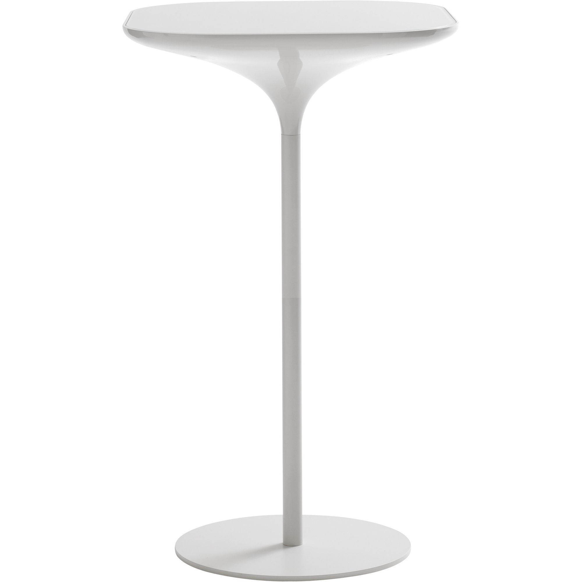 Casamania Vad Coffee Table (Set of 2) - Painted Glass Black - 75cm H x 65cm W x 65cm D - Painted Pre-Galvanized Metal Ivory White at Tesco Direct