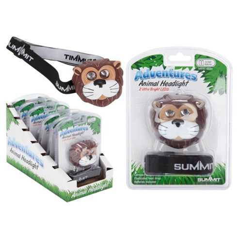 Image of Summit Adventures Led Animal Headlight Torch, Lion