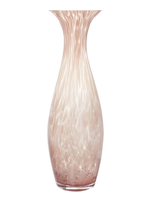 Image of Casa Couture Tall Confetti Vase, Plum And White