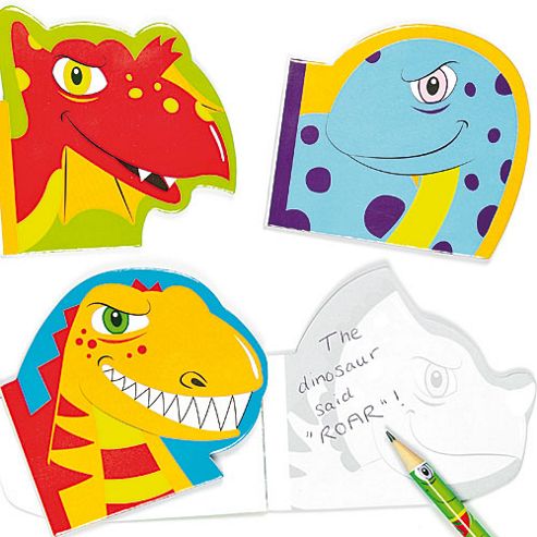Image of Dinosaurs Memo Pads (pack Of 8)