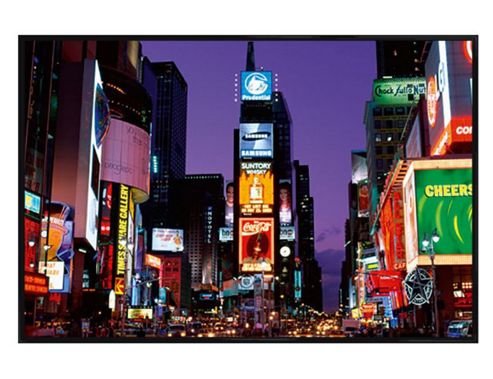 Image of New York City Gloss Black Framed Times Square, Manhattan Poster