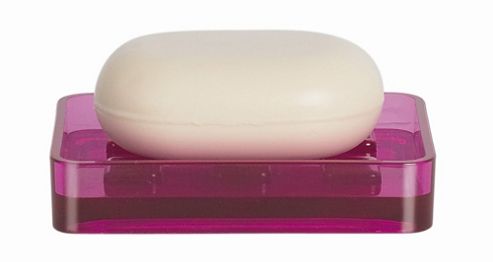 Image of Spirella Cubo Soap Dish - Fuchsia