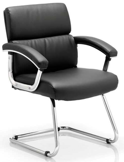 Image of Home & Haus Desire Cantilever Visitor Chair - White