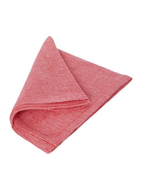 Image of Linea Red Canterbury Napkins S/4