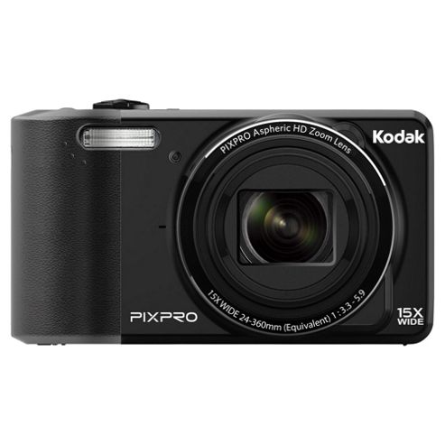 Image of Kodak Pix Pro Fz151 Digital Camera, Black, 16mp, 15x Optical Zoom 3" Lcd Screen
