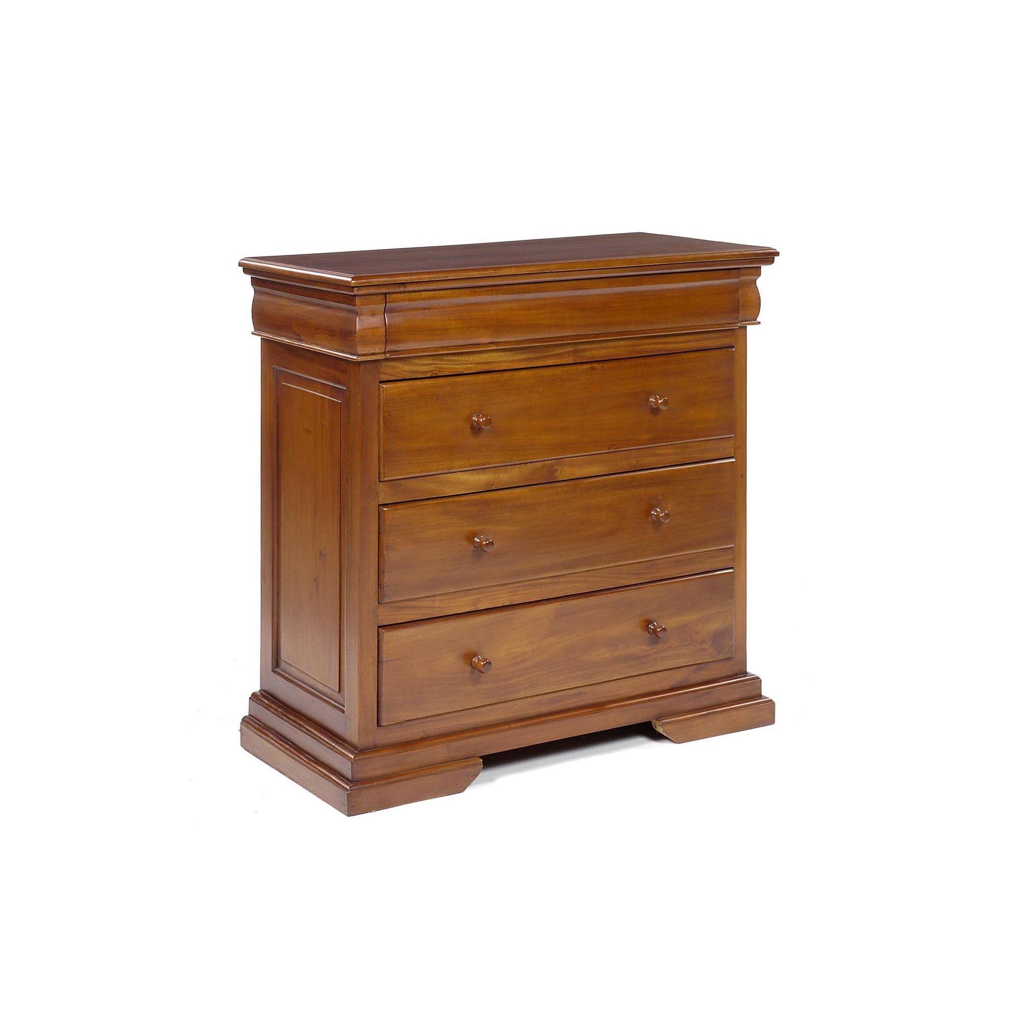 Anderson Bradshaw Colonial Four Drawer Chest in Mahogany at Tesco Direct