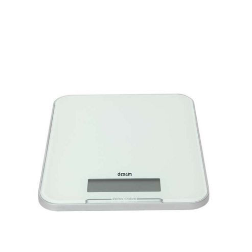 Image of Dexam Electronic Kitchen Scales With Clock, White