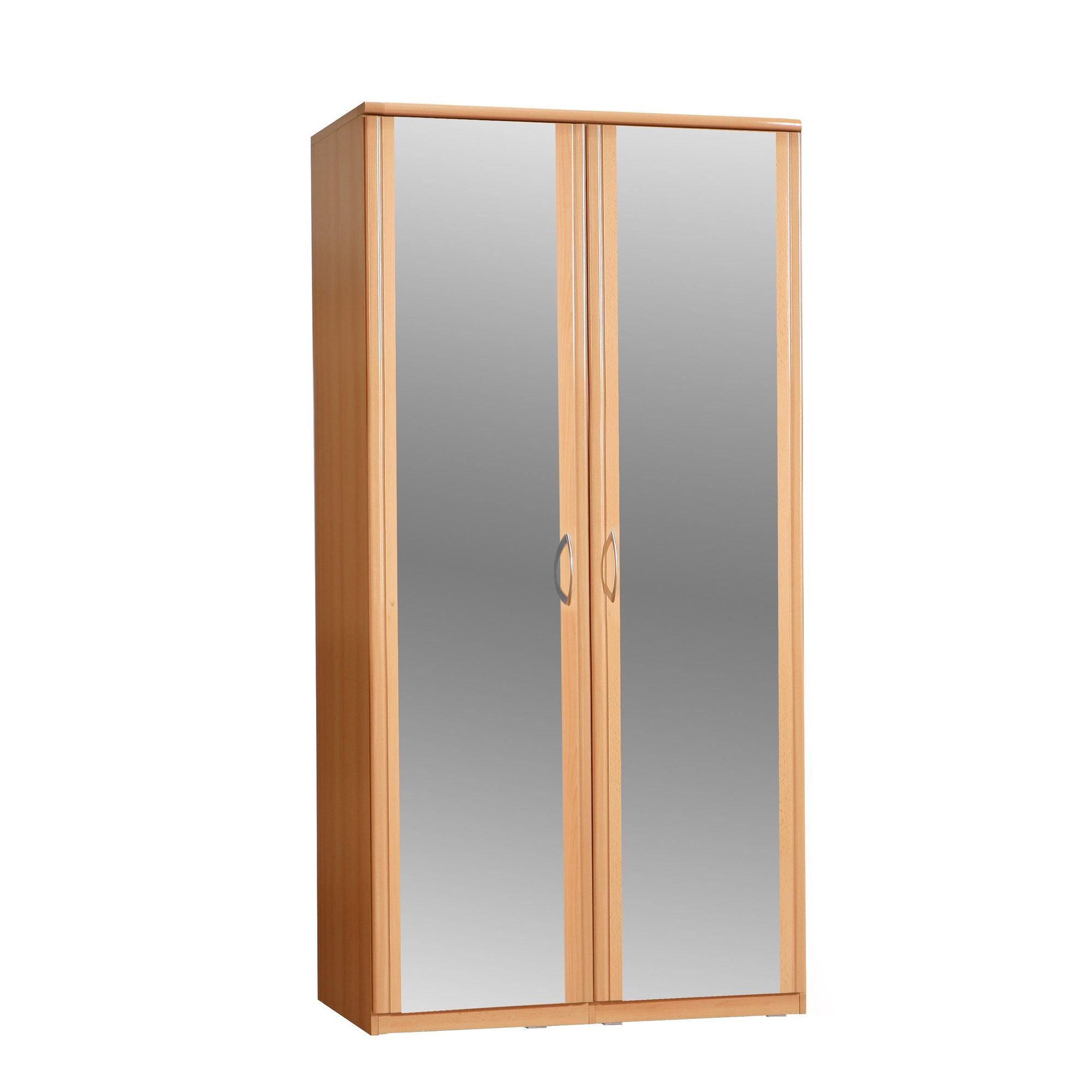 Ideal Furniture Ruby Two Door Wardrobe in Beech at Tesco Direct