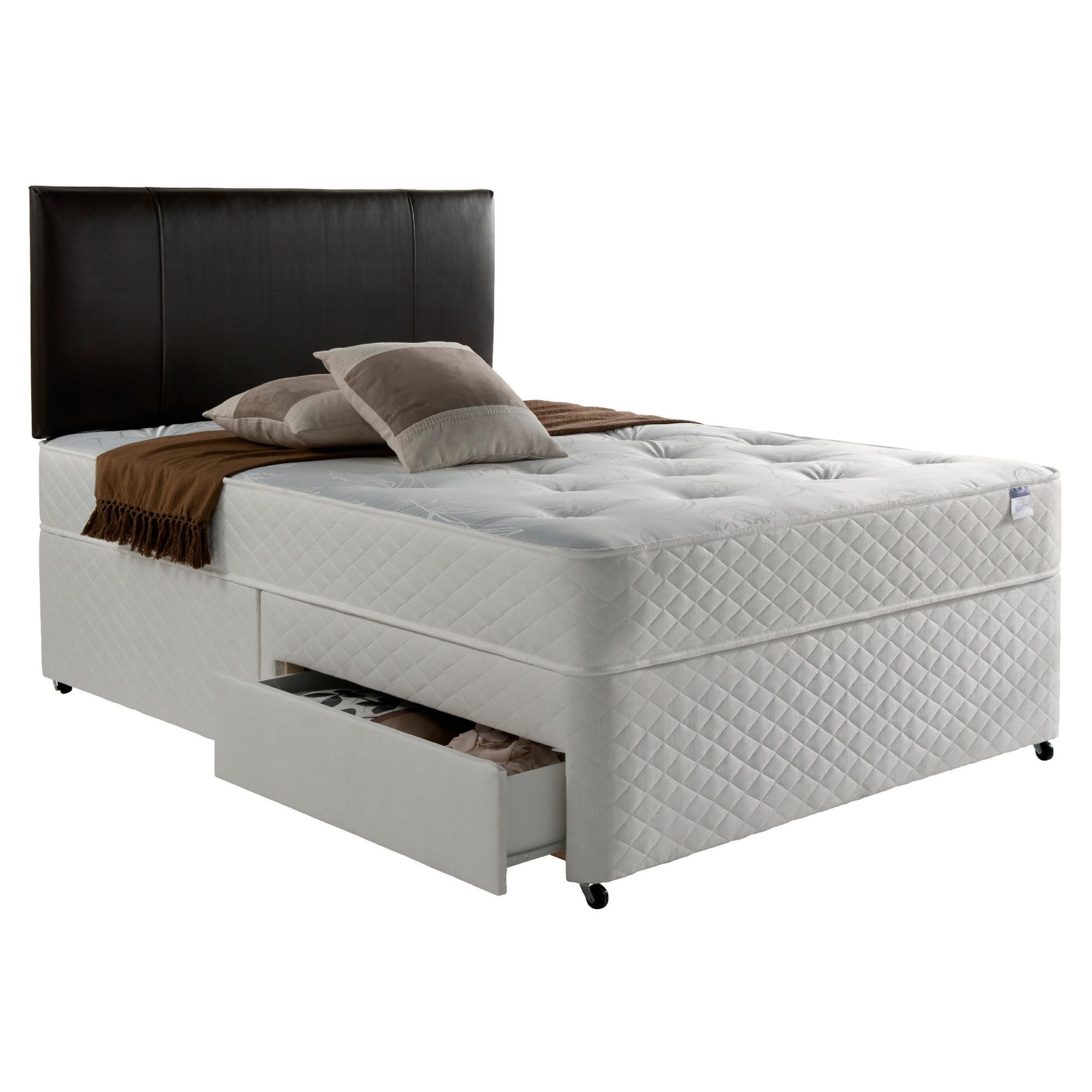 Silentnight Miracoil Comfort Ortho Tuft 4 Drawer King Size Divan at Tesco Direct