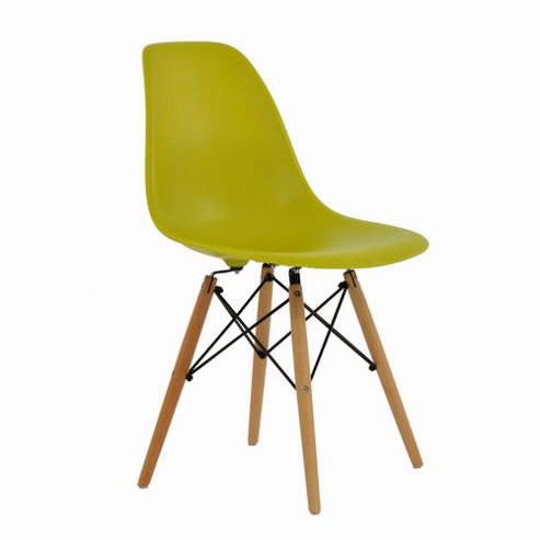 Image of Eames Dsw Replica Dining Chair Lemon Lime