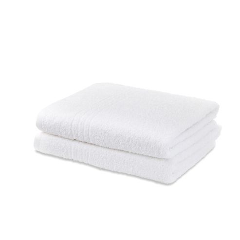 Image of Catherine Lansfield Editions Pairs Bath Towel - White