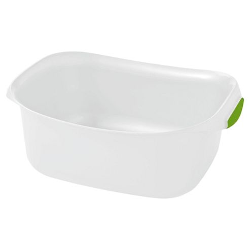 Image of Tesco Clear And Green Bowl