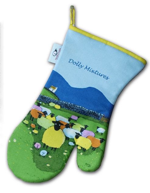 Image of Thomas Joseph Oven Mitt, Dolly Mixtures Sheep Design