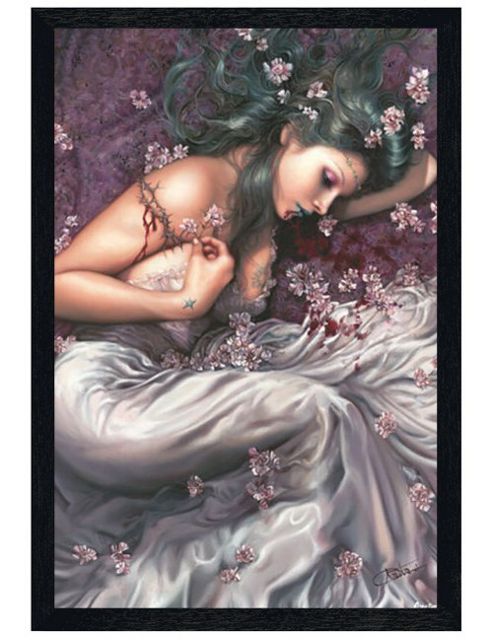 Image of Arantza Black Wooden Framed Sarah Poster