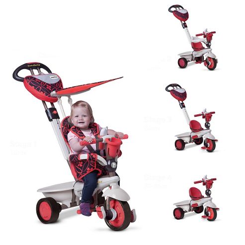 Image of Smart Trike Dream 4-in-1 Trike- Red