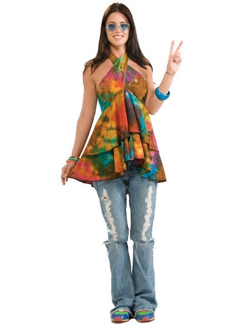 Image of 60s Halterneck Ruffle Top
