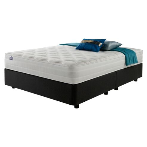 Image of Silentnight Mirapocket 1200 Latex Non Storage King Divan Charcoal No Headboard
