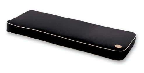 Image of Glencrest Seatex Bespoke 2 Seater Bench Cushion - Black