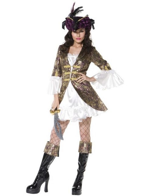 Image of Female Pirate Outfit Medium