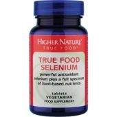 Higher Nature True Food Selenium 200Ug 60 Veg Tablets