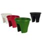 Round railing pots