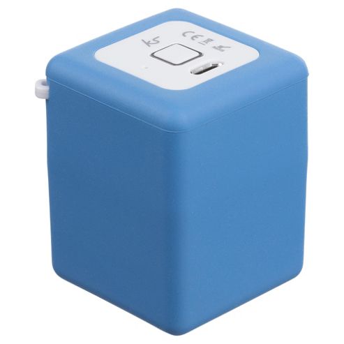 Image of Kitsound Shot Portable Rechargeable Bluetooth Speaker Blue