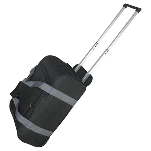 Image of Tesco 2-wheel Holdall, Black