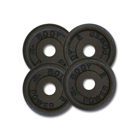 Image of Body Power Cast Iron Standard Discs 1.25kg (x4)