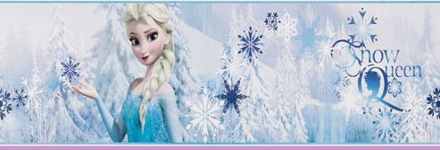 Image of Disney Frozen Wallpaper Border - The Snow Queen