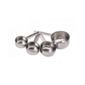 Kitchen Craft Stainless Steel Four Piece Measuring Cup Set.