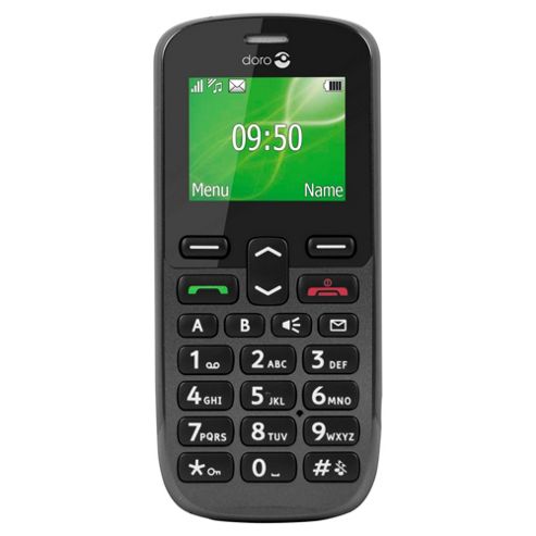 Image of Tesco Mobile Doro Phoneeasy-- 508 Black