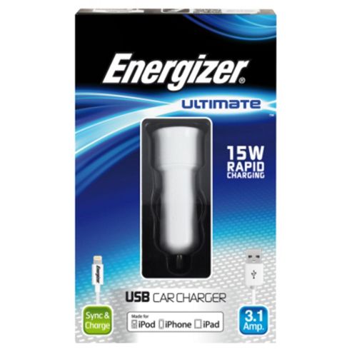 Image of Energizer Ultimate In Car Charger Lightning