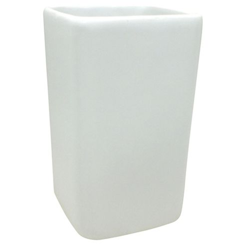 Image of Tesco Matt Ceramic Beaker, White