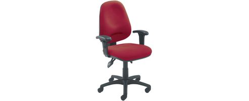 Image of Arista Kf03462 Concept High Back Tilt Operators Chair Claret