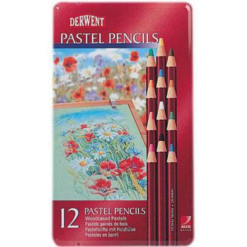 Image of Derwent Pastel Pencil Tin 12