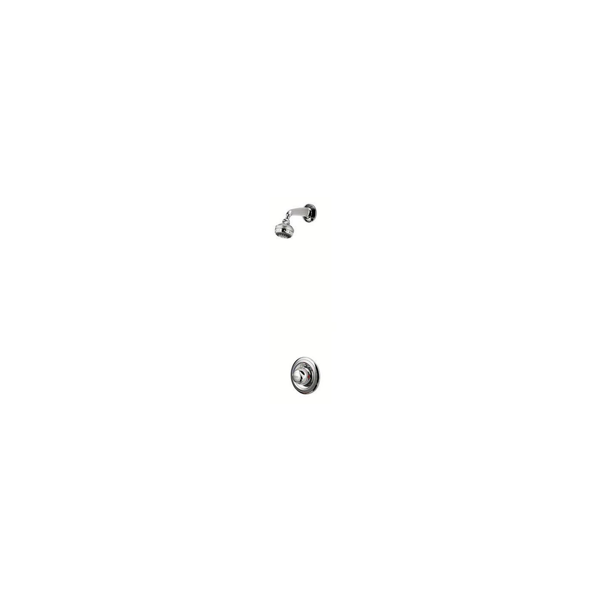 Aqualisa Aquavalve 609 Concealed Shower Valve with Fixed Shower Head Chrome at Tescos Direct