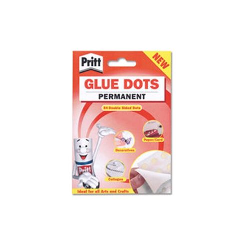 Image of Pritt Glue Dots Pack Of 64 Clear 1444964