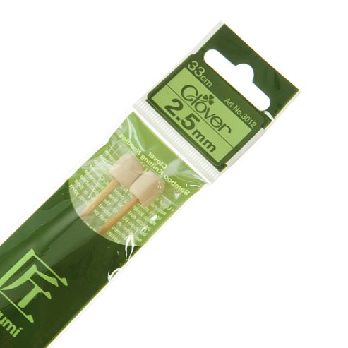 Image of Clover Takumi Bamboo Knitting Needles - 2.5mm - 2pk