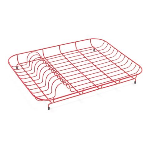Image of Addis Wire Draining Rack, Red