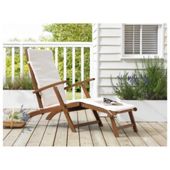 Windsor Wooden Steamer Lounger & Cushion