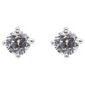 Sterling Silver CZ Stud Earring